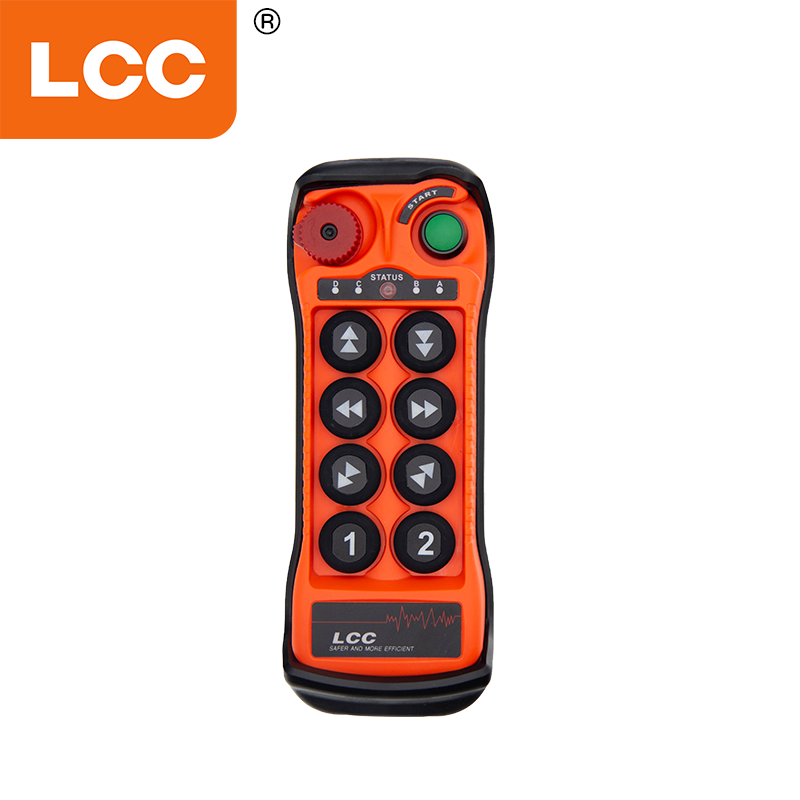 제조업체 LCC QA800 8 버튼 산업용 트럭 크레인 무선 라디오 스위치 컨트롤러 리프팅을위한 라디오 제어