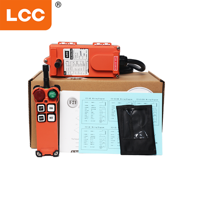 F21-4S 무선 전기 버튼 푸셔 호이스트 시스템 원격 제어