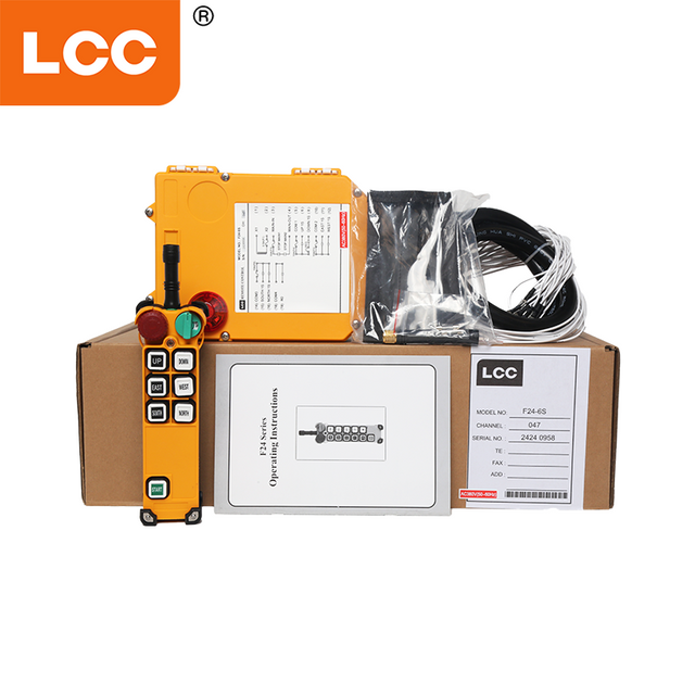 F24-6S 단일 속도 푸시 버튼 무선 원격 제어