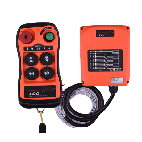 4단 듀얼 스피드 방수 리모콘 LCC Q404