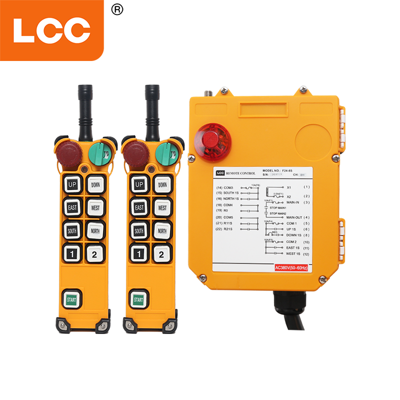 F24-10S 산업 10 버튼 디지털 무선 크레인 원격 제어 스위치