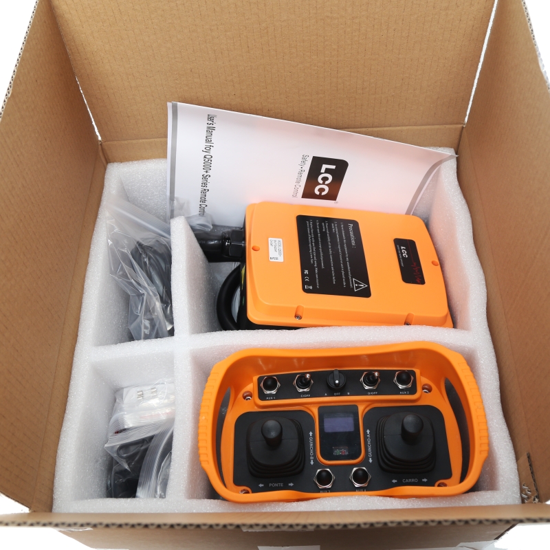 433 Mhz UHF LCC Q5000+ 타워 크레인 조이스틱 크레인 중장비용 산업용 무선 원격 제어