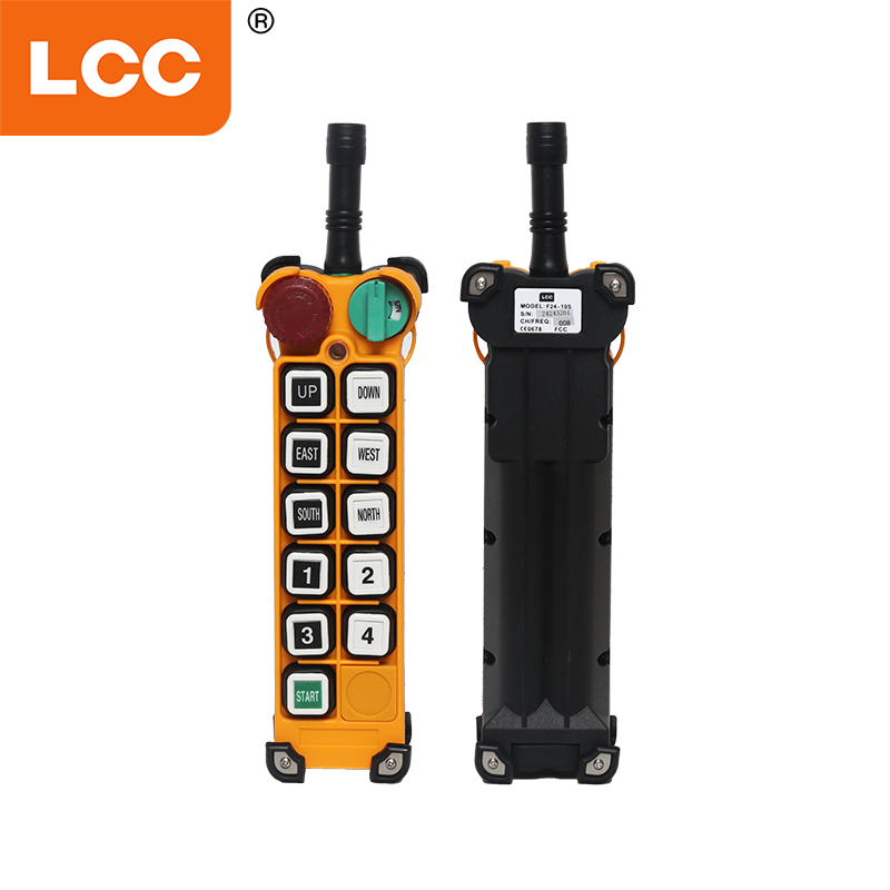 UTING 단일 속도 10 버튼 산업 크레인 라디오 리모컨 F24-10 