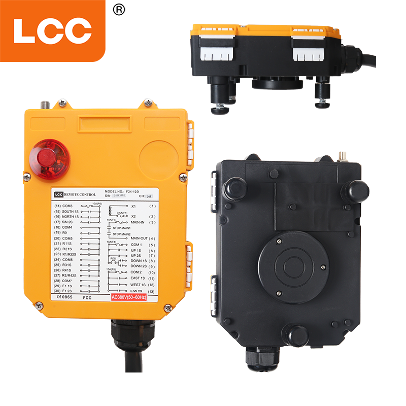 F24-12d 산업 윈치 무선 라디오 업 다운 원격 제어 12V 24V 크레인