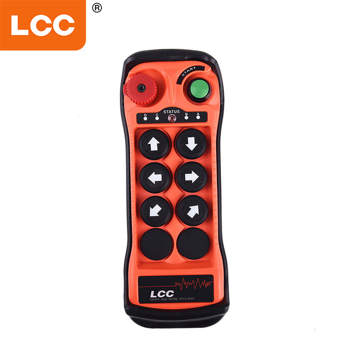 LCC 제조업체 QA600 방수 6 Button110V 220V 24Vtruck 무선 리프팅 오버 헤드 크레인 호이스트 라디오 산업용 리모컨