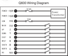 Q600 UHF 무선 라디오 스위치 6 버튼 산업용 크레인 원격 제어 LCC 리모컨