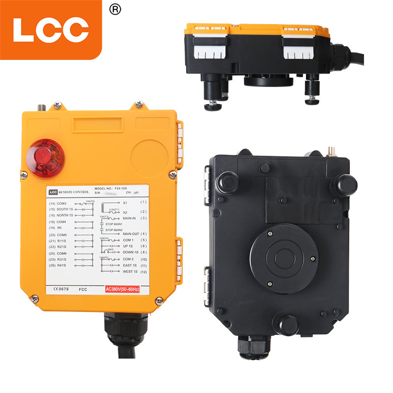 F24-10S 산업 10 버튼 디지털 무선 크레인 원격 제어 스위치