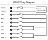 Q202 433mhz 산업 2 단추 천장 기중기 전기 사슬 원격 제어