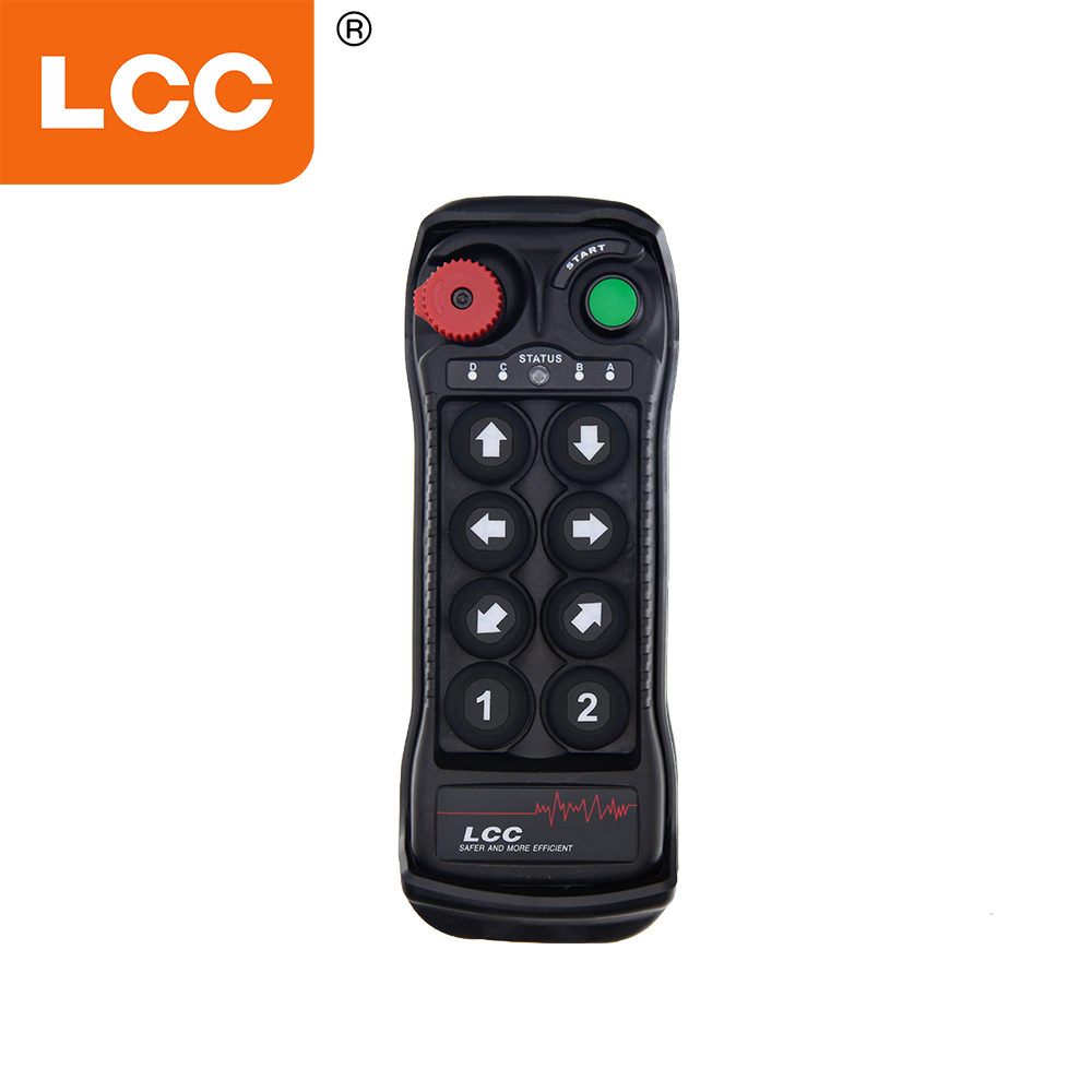 LCC BQ800 호이스트 크레인 위험 지역용 8버튼 단일 속도 방폭 방폭 무선 원격 제어